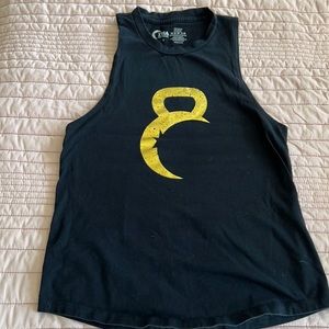 ZYIA Black and Gold Kettle Moon Tank size small